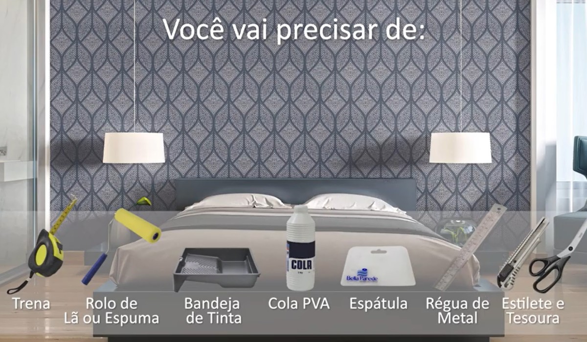 Saiba o que é preciso para instalar os tecidos de parede
